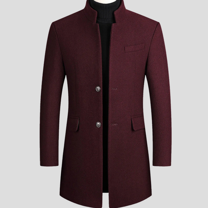 Eleganter Herrenmantel aus Wollmischung