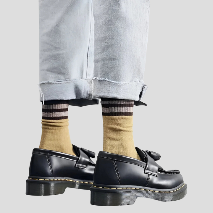 Klassische Loafer mit Quasten