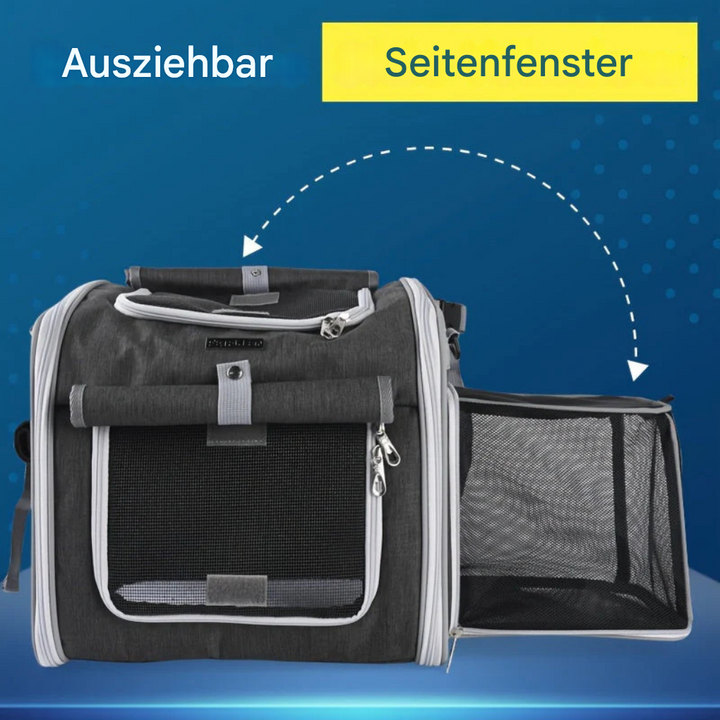Erweiterbarer Fahrradkorb für Haustiere