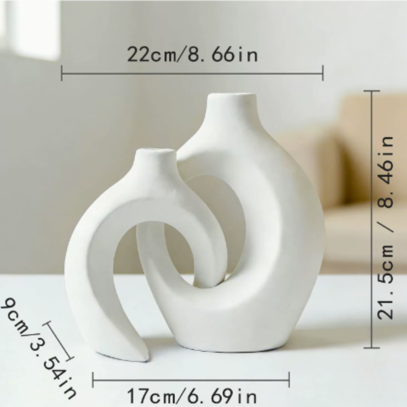 ScandiVase - Set minimalistischer Keramikvasen