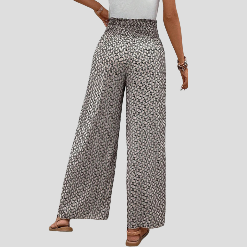 Moderne Hose mit geometrischem Druck