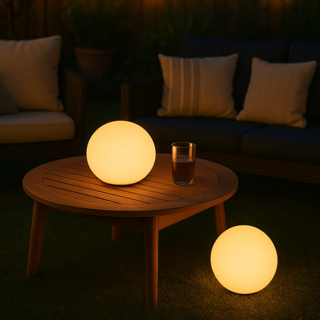 Farbenfrohe kabellose LED-Tischlampe mit Fernbedienung