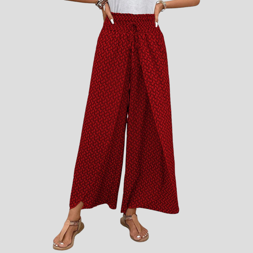 Moderne Hose mit geometrischem Druck