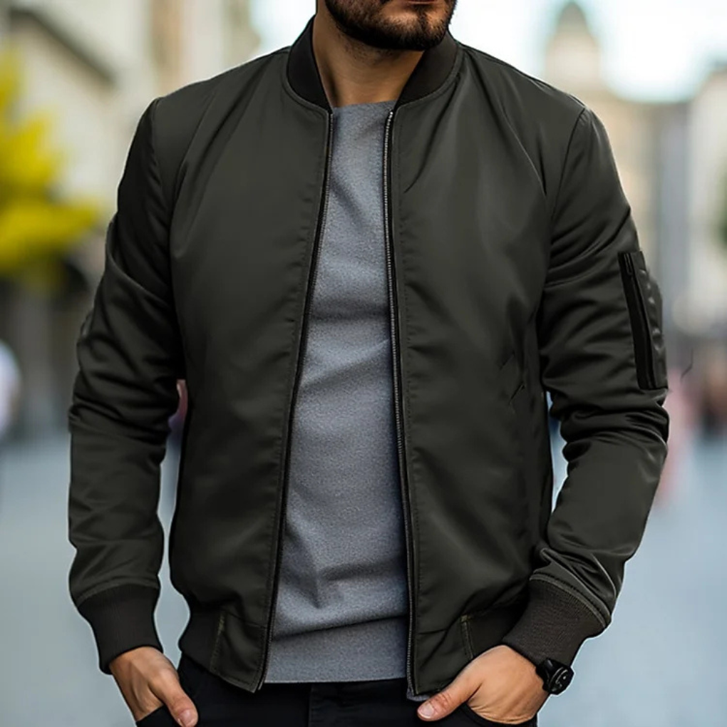 Herren-Trendige Bomberjacke