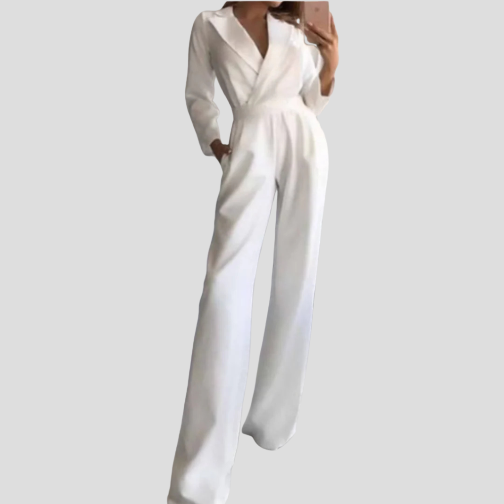 Damen-Jumpsuit mit breiten Trägern – Schlanke Silhouette
