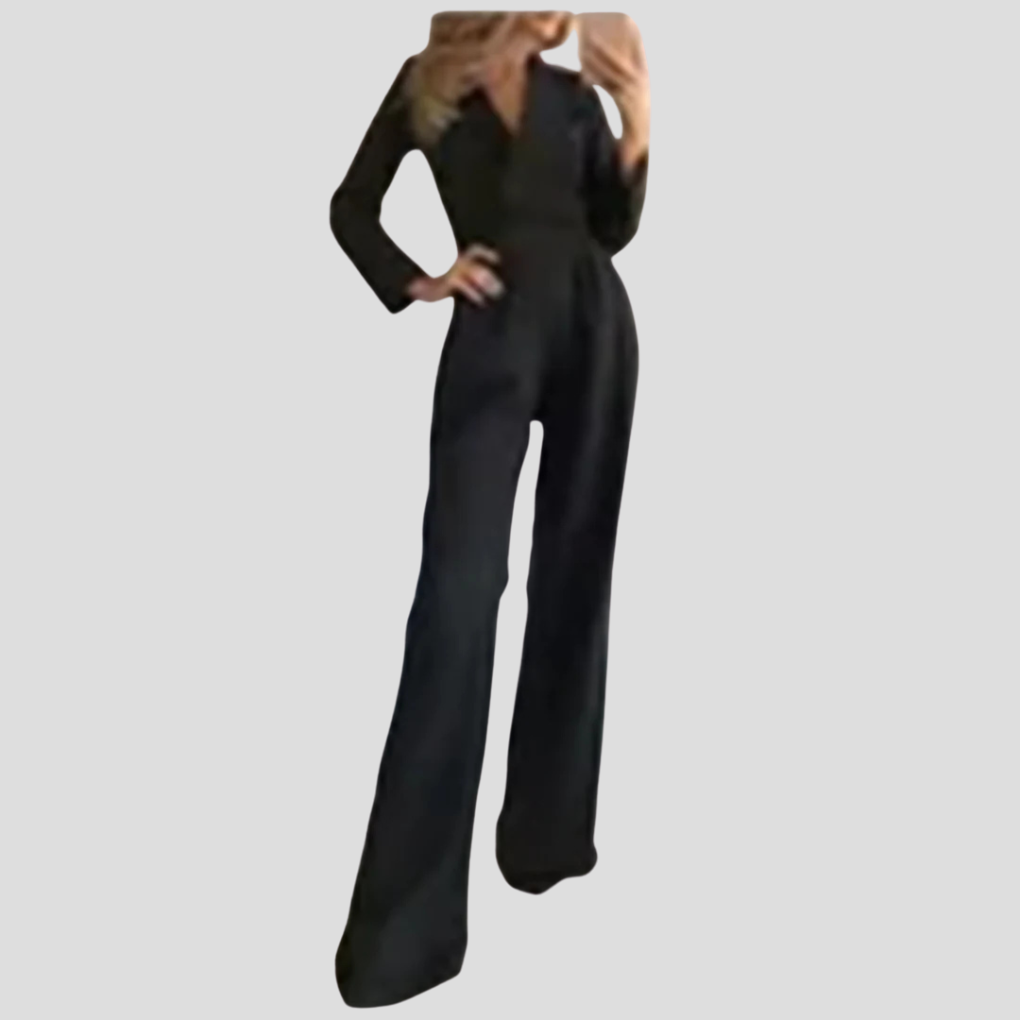 Damen-Jumpsuit mit breiten Trägern – Schlanke Silhouette