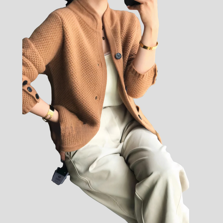 Kaschmir-Strickjacke für Damen