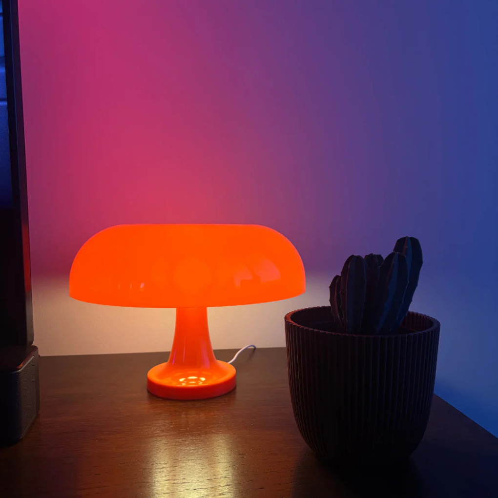 Retro-Pilz-Tischlampe