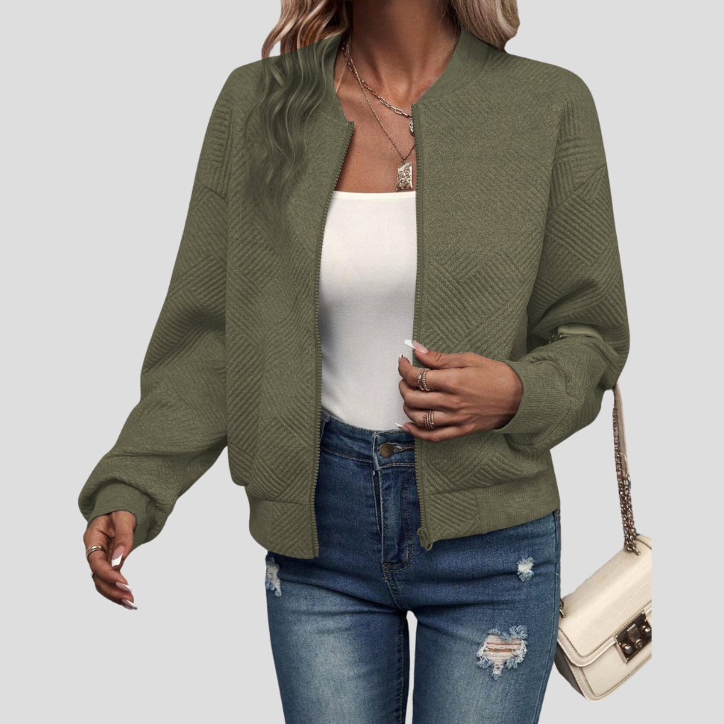 Damen-Langarm-Strickjacke