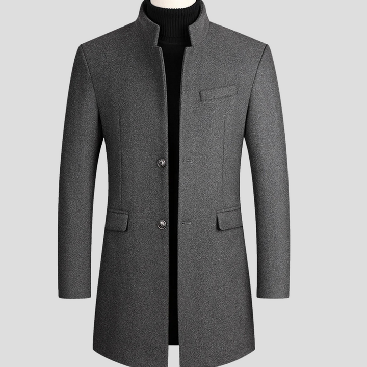 Eleganter Herrenmantel aus Wollmischung