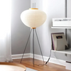 Wabi-Sabi Stehlampe aus Reispapier mit LED - ZenAura