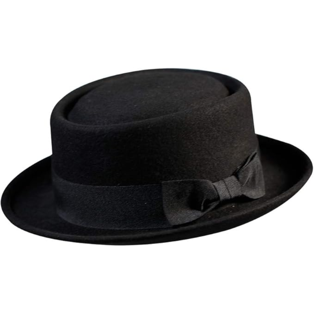 Pork-Pie-Fedora-Hut aus Wollfilz - Evan