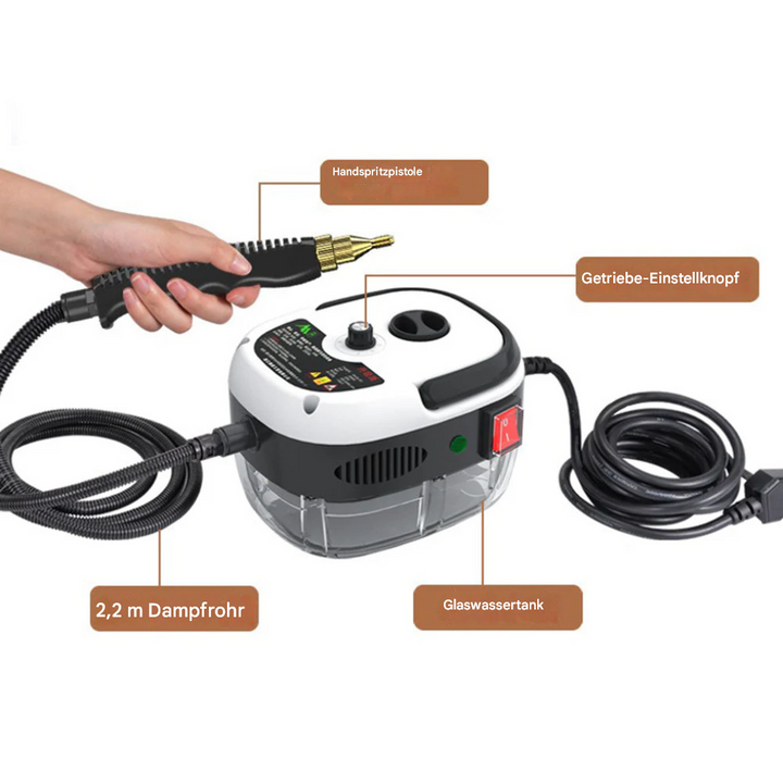2500-W-Dampfreiniger
