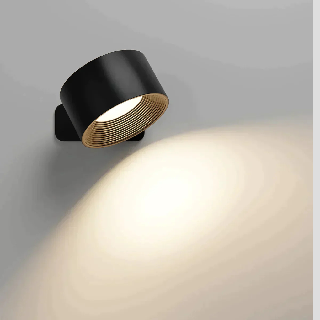 Kabellose 360°-LED-Wandleuchte, wiederaufladbar