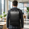 Stilvoller Vollnarben-Lederrucksack - UrbanLuxe