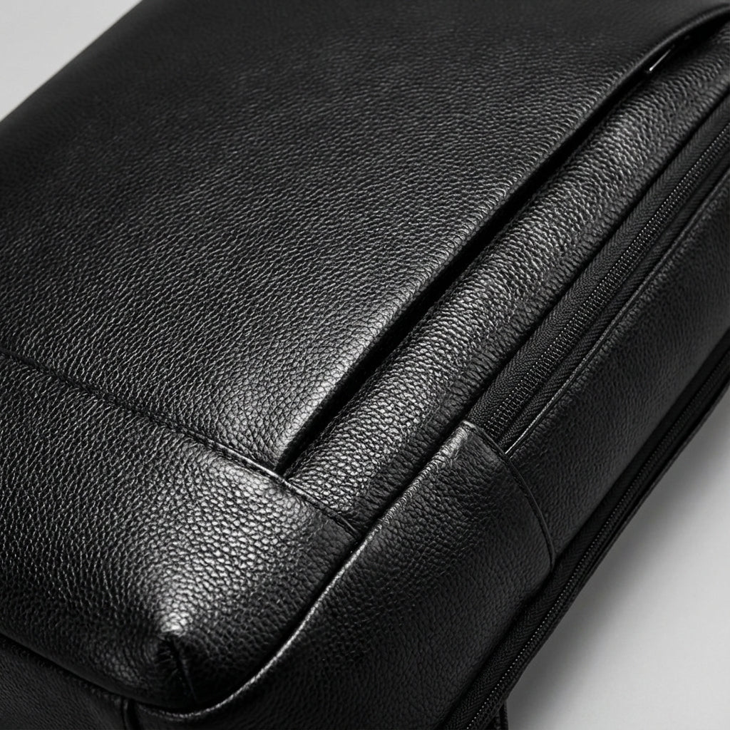 Stilvoller Vollnarben-Lederrucksack - UrbanLuxe