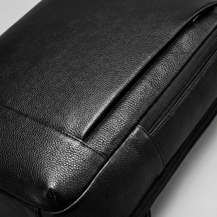 Stilvoller Vollnarben-Lederrucksack - UrbanLuxe
