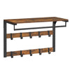 HOOKWELL – 3-in-1-Wandschrank mit Ablage, Haken und Kleiderstange