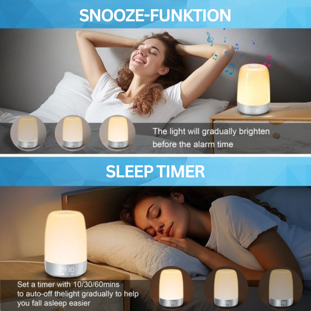 Wake-up-Light mit Naturklängen – Aurora