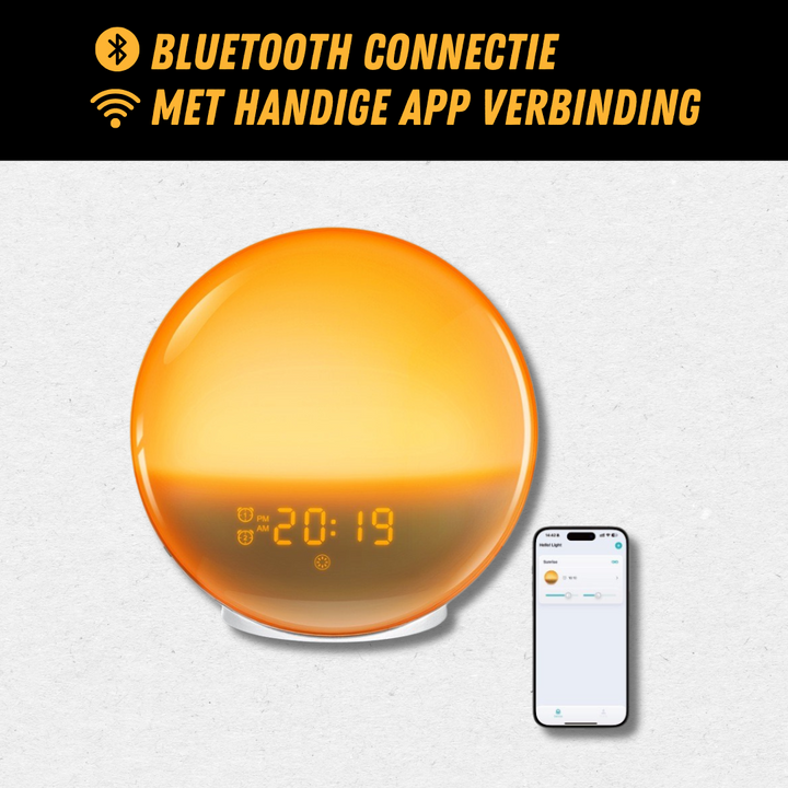 Natürlicher Radiowecker mit Wake-up-Light - GlowRise