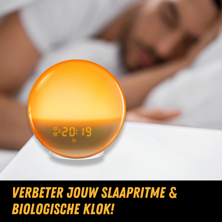 Natürlicher Radiowecker mit Wake-up-Light - GlowRise
