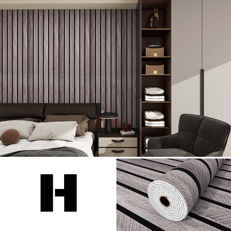Wandpaneel | Modernes Lamellendesign | Robuste, spritzwasserfeste Mattbeschichtung | StylaSheen