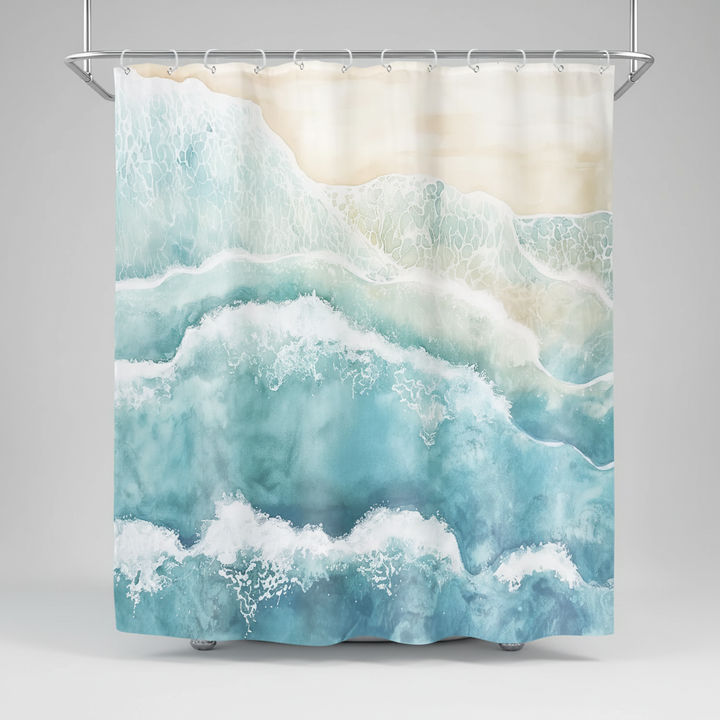 Wasserdichter Duschvorhang aus Polyester - Coastella