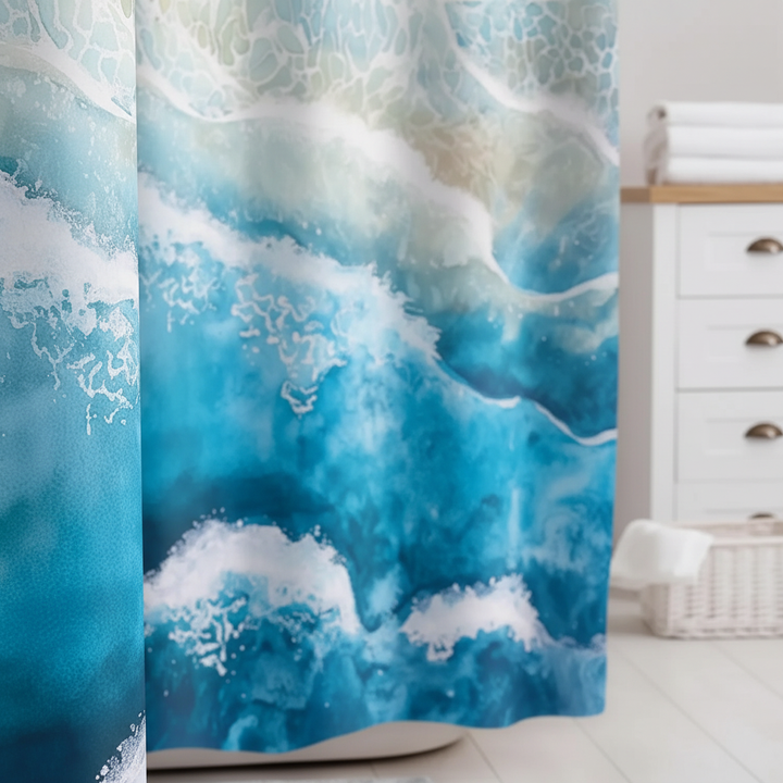 Wasserdichter Duschvorhang aus Polyester - Coastella