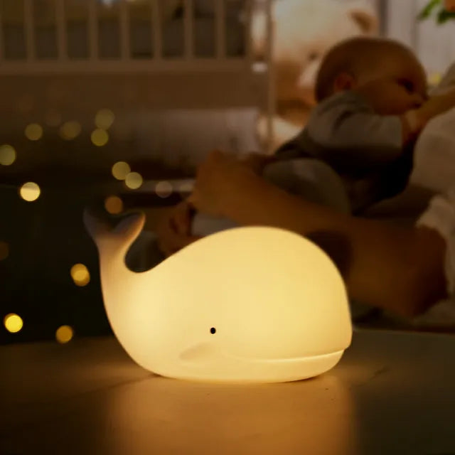 Weiche Silikon Nachtlampe - GlowWhale