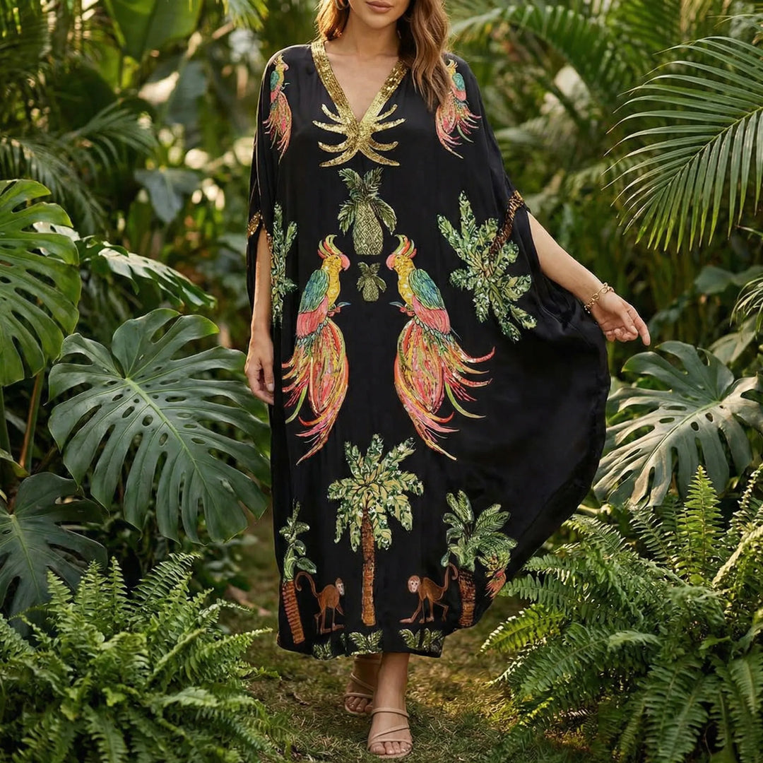 Weiter knöchellanger Kaftan - Luana
