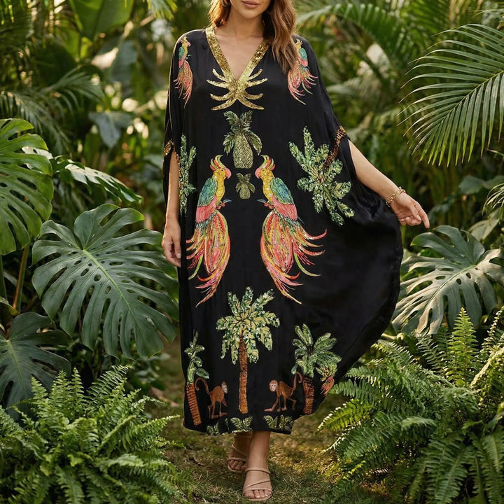 Weiter knöchellanger Kaftan - Luana