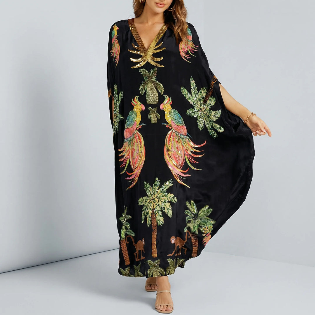 Weiter knöchellanger Kaftan - Luana