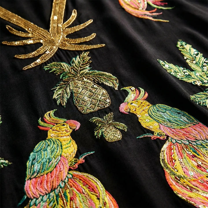 Weiter knöchellanger Kaftan - Luana