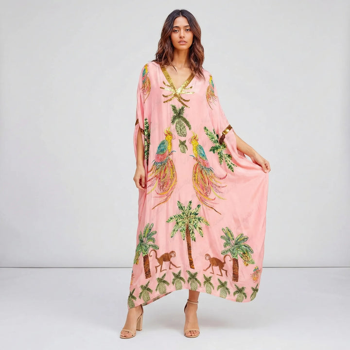 Weiter knöchellanger Kaftan - Luana