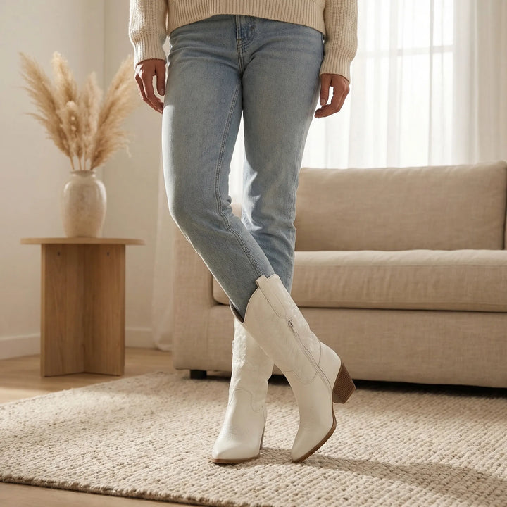 Westernstiefel mit Blockabsatz - Danielle