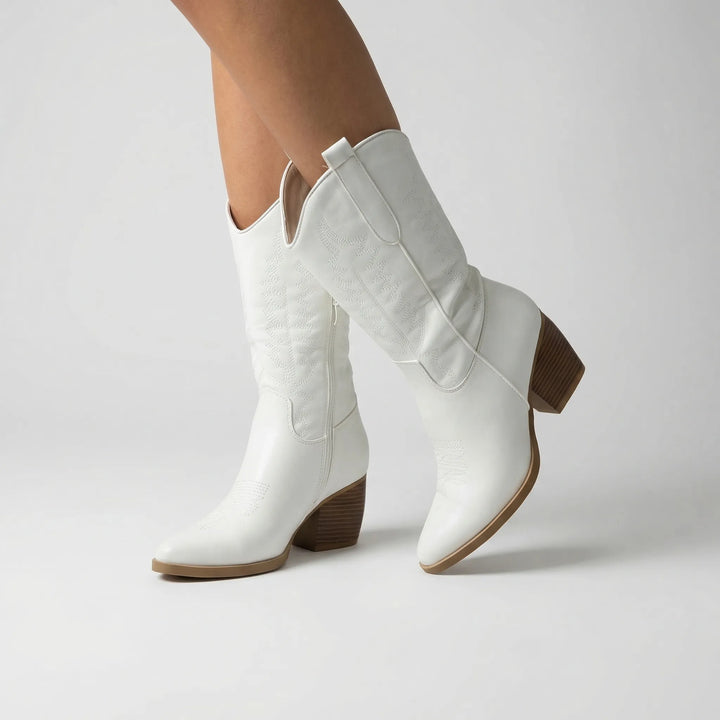 Westernstiefel mit Blockabsatz - Danielle