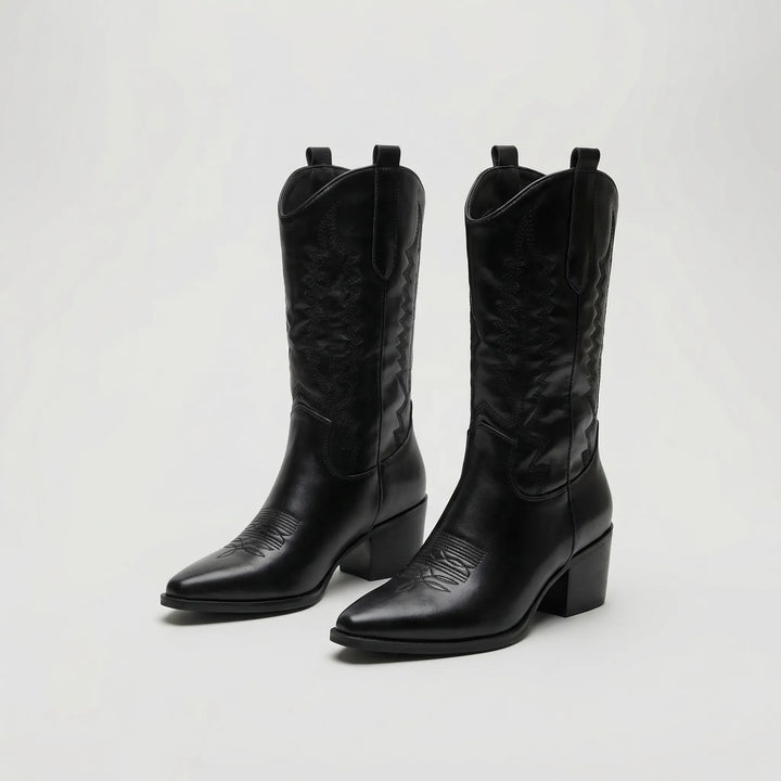 Westernstiefel mit Blockabsatz - Danielle