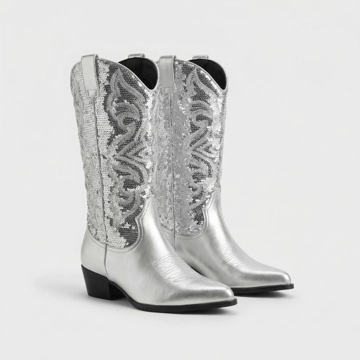 Westernstiefel mit Blockabsatz - Danielle