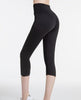 Damen Capri-Baumwollhose Leggings mit Taschen