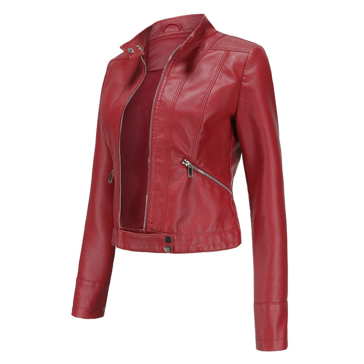 Stilvolle Damen-Lederjacke im klassischen Design - Marlene
