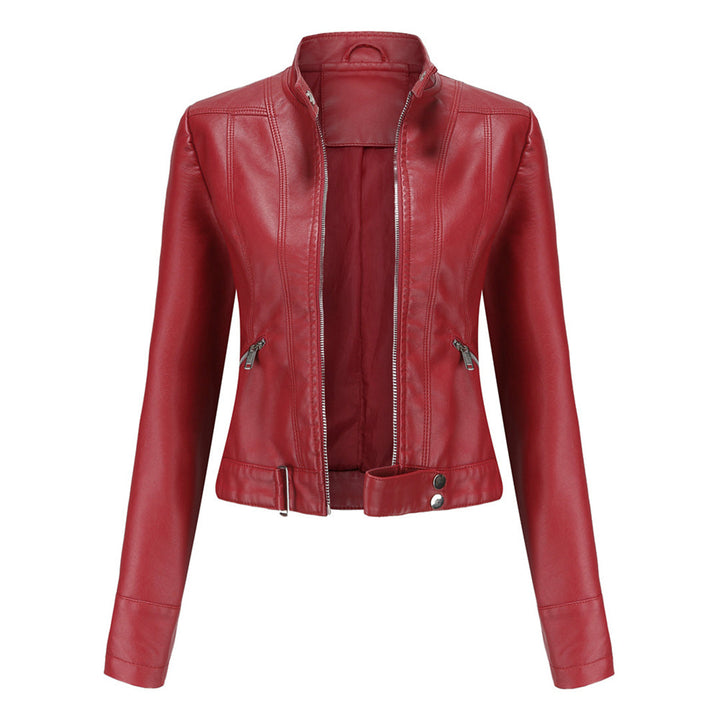 Klassische Damen-Lederjacke mit zeitlosem Stil
