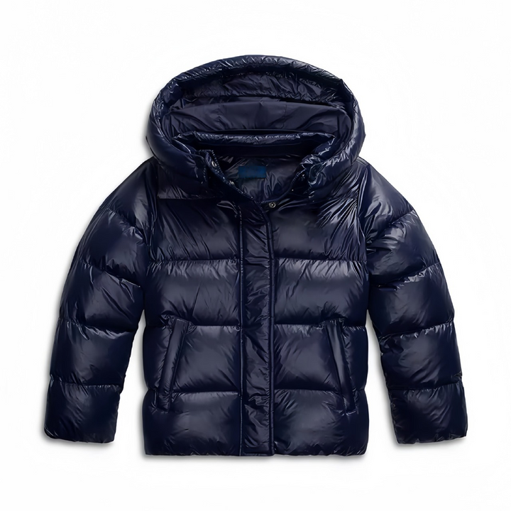 Damen-Winterjacke mit fester Kapuze