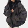2-in-1 Damen Wintermantel mit Kapuze