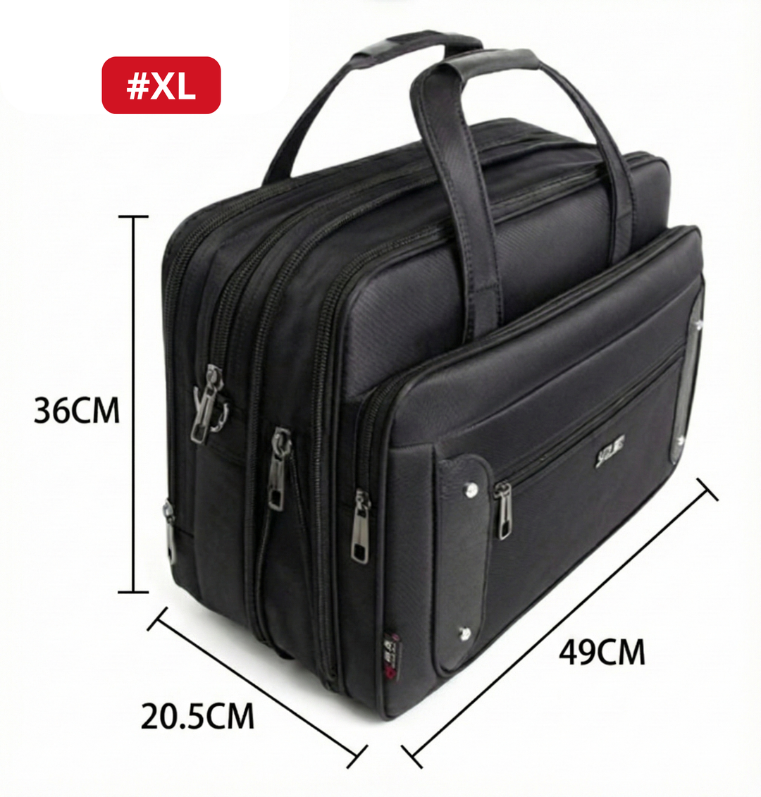 Business-Laptoptasche aus Canvas für Herren