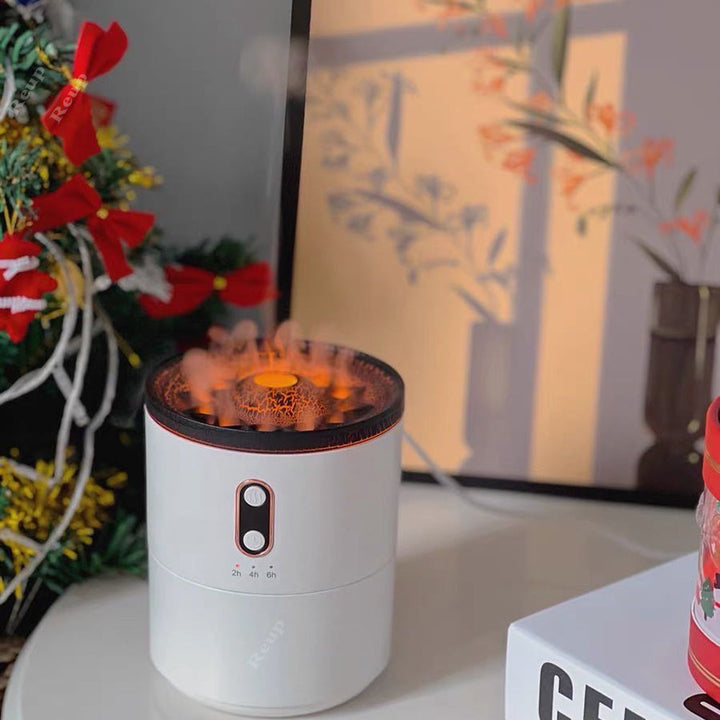 Vulkan-Diffusor mit Quallenringen, Nachtlicht und USB-Stromversorgung