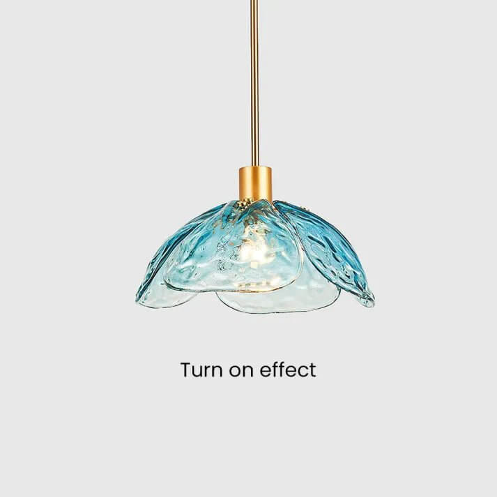 Blütenblatt-Hängelampe - Elegante Nachtlampe