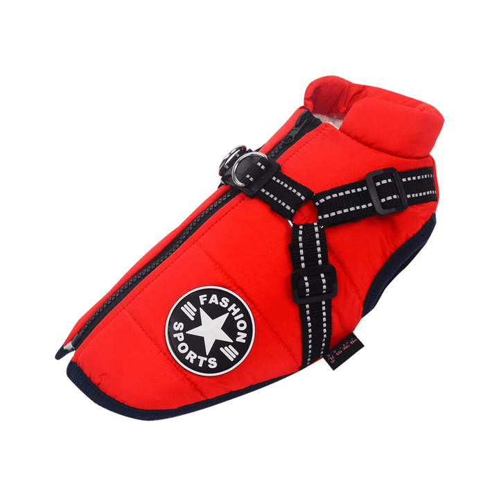 PupGuard - Winterjacke für Hunde mit Geschirr