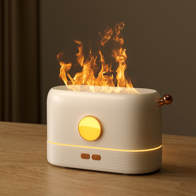 Kompakter Flammen-Diffuser mit USB und 200-ml-Wassertank