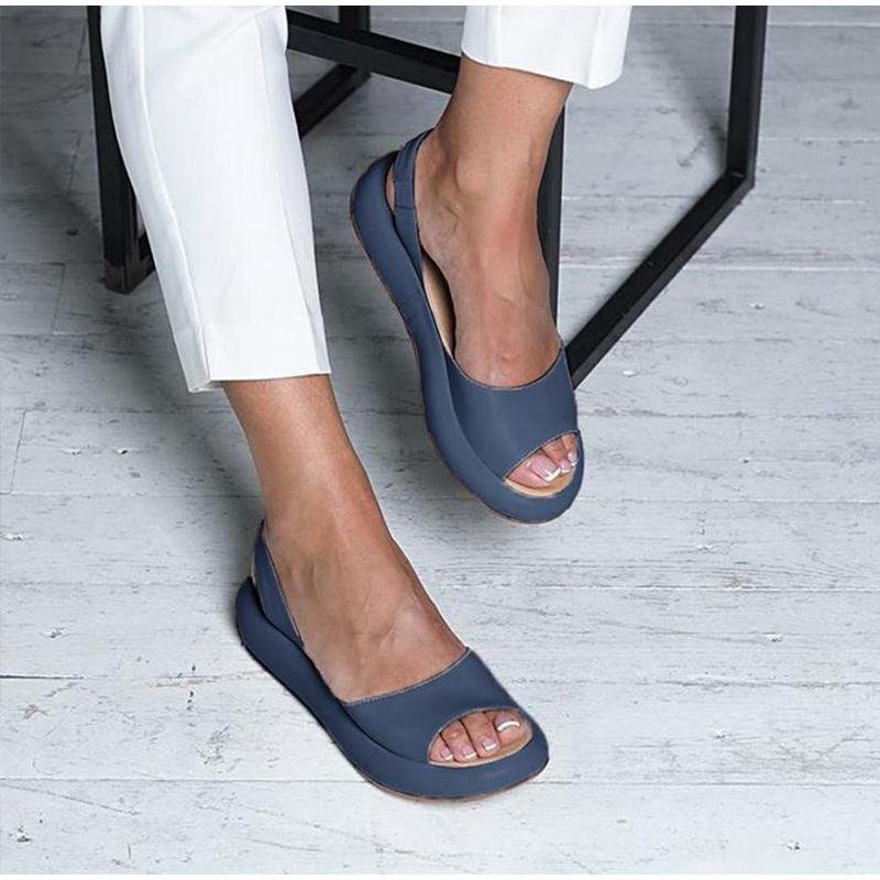 Damen Sommer Sandalen mit Slingback-Riemen