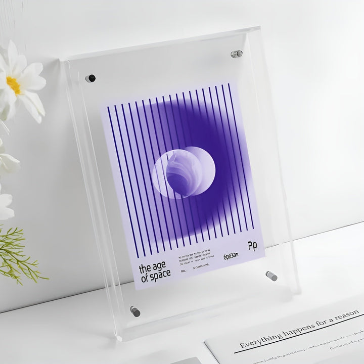 Neon Acryl Bilderrahmen – Retro-80er-Jahre-Stil, moderner dekorativer Fotorahmen